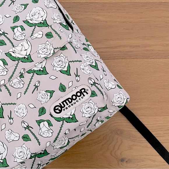 OUTDOOR PRODUCTS🇯🇵 Vintage White Roses Backpack - Picture 12 of 15